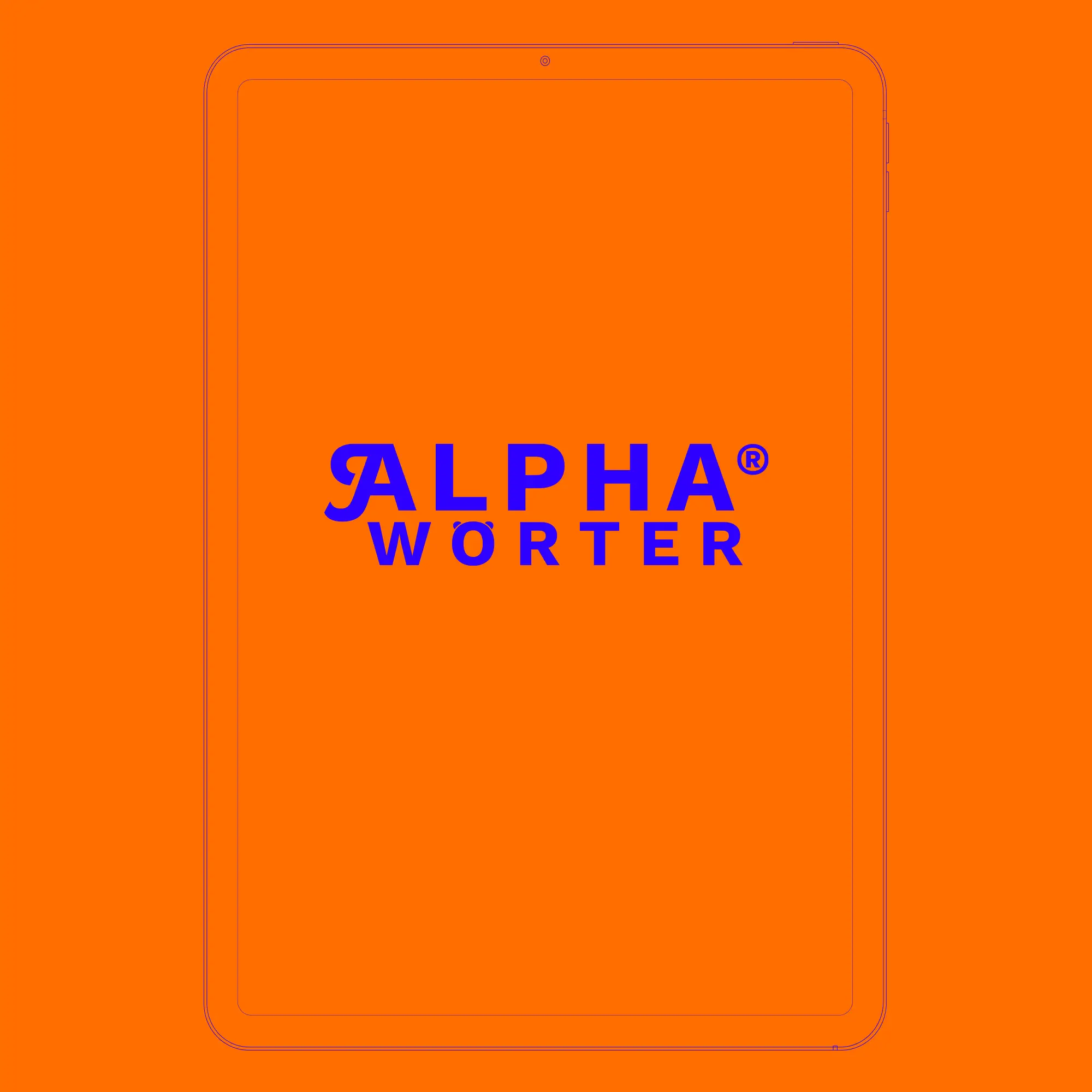 Alpha-Wörter Logo